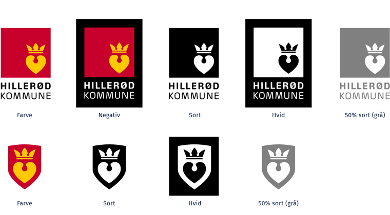 Farveversionering af logo til en bred anvendelse